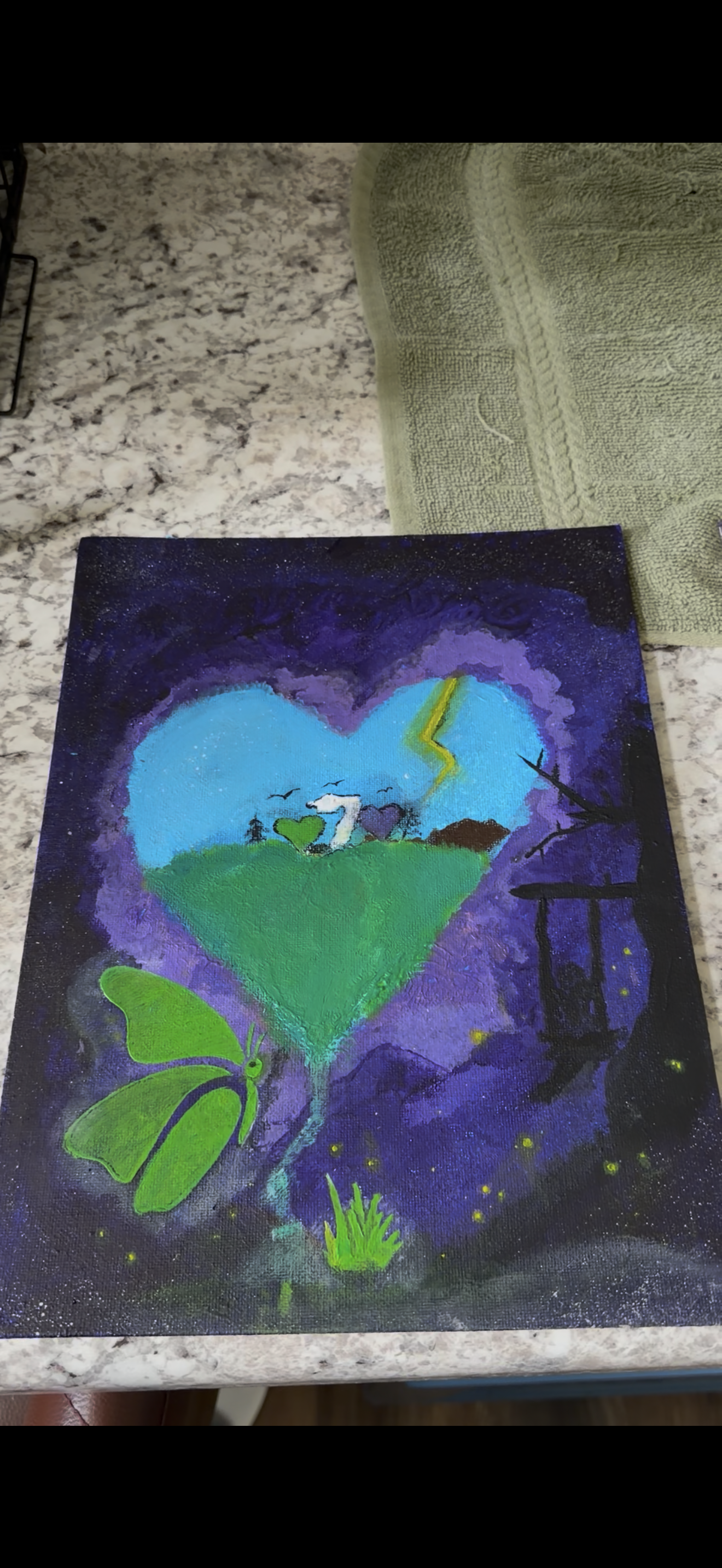 Butterflies Painting (1 of 1)