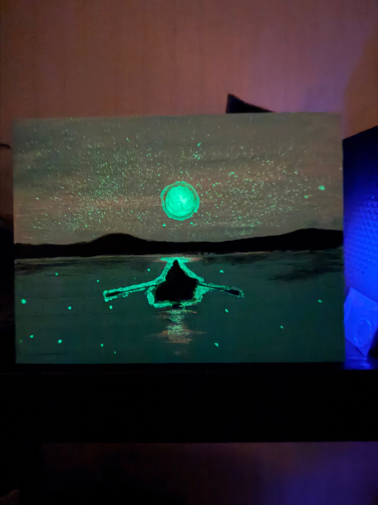 "The Light" Glow In The Dark Painting