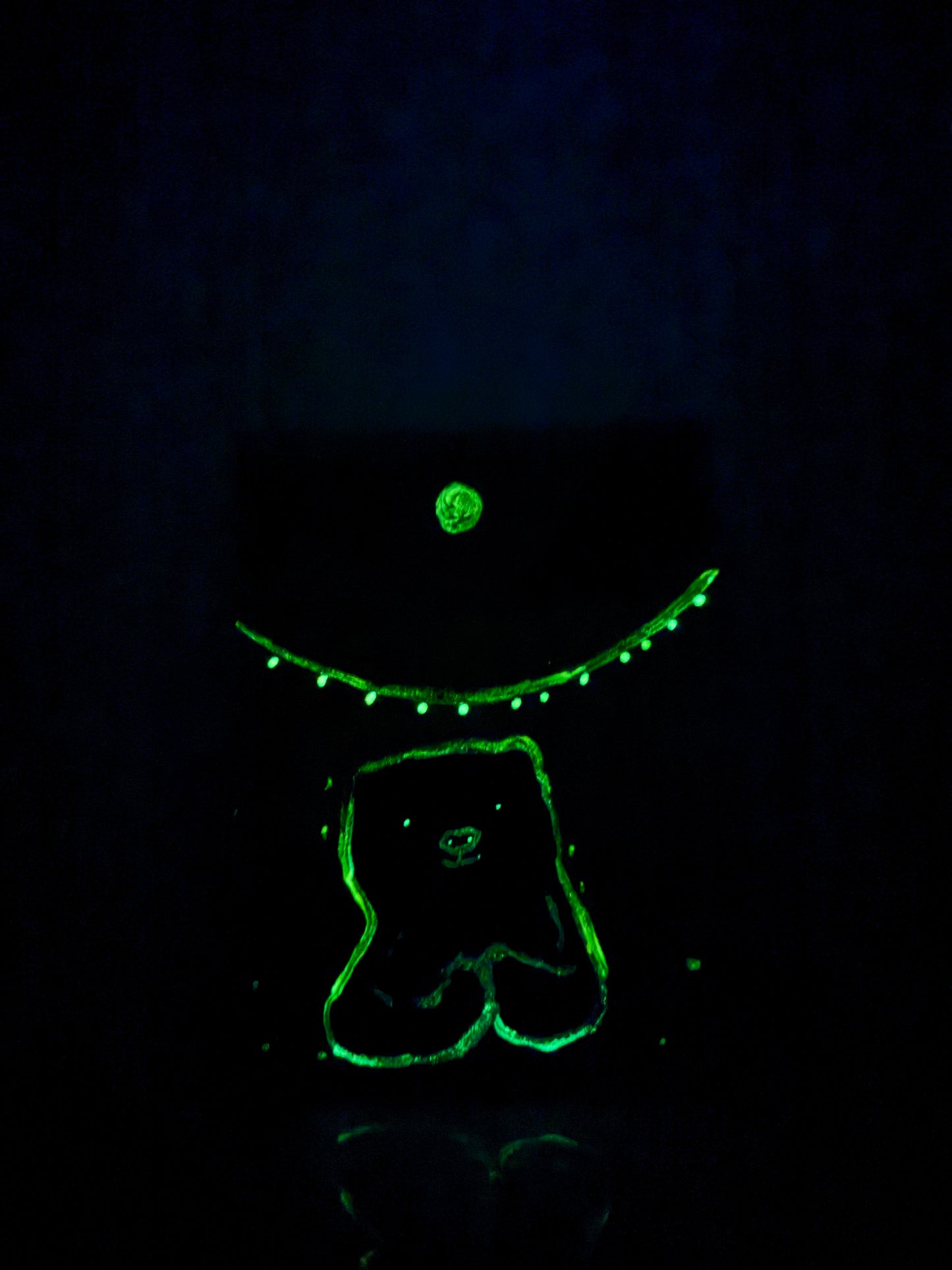 "Pray" Glow in the Dark Painting
