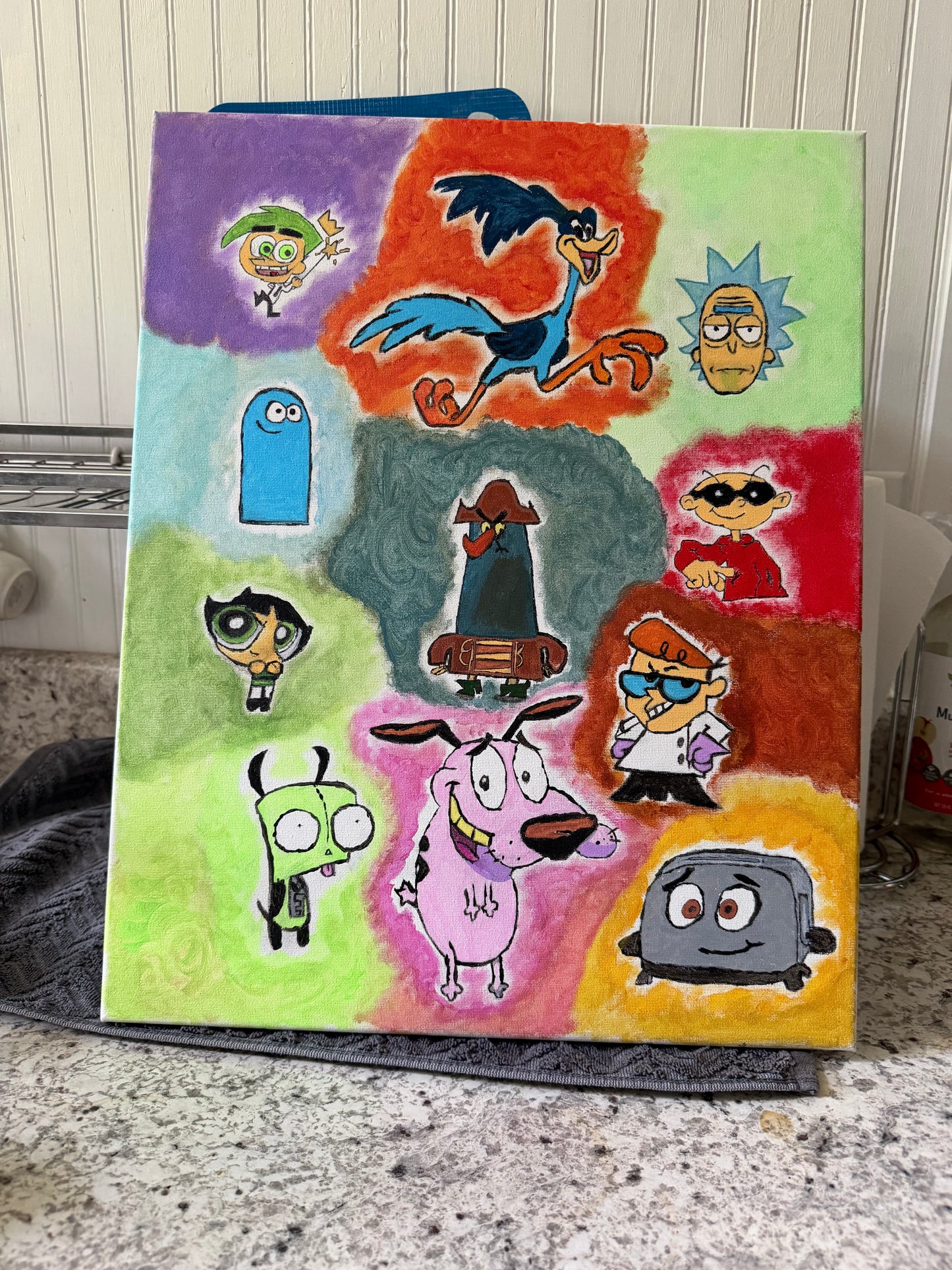 "Cartoons" Painting (16 x 20)