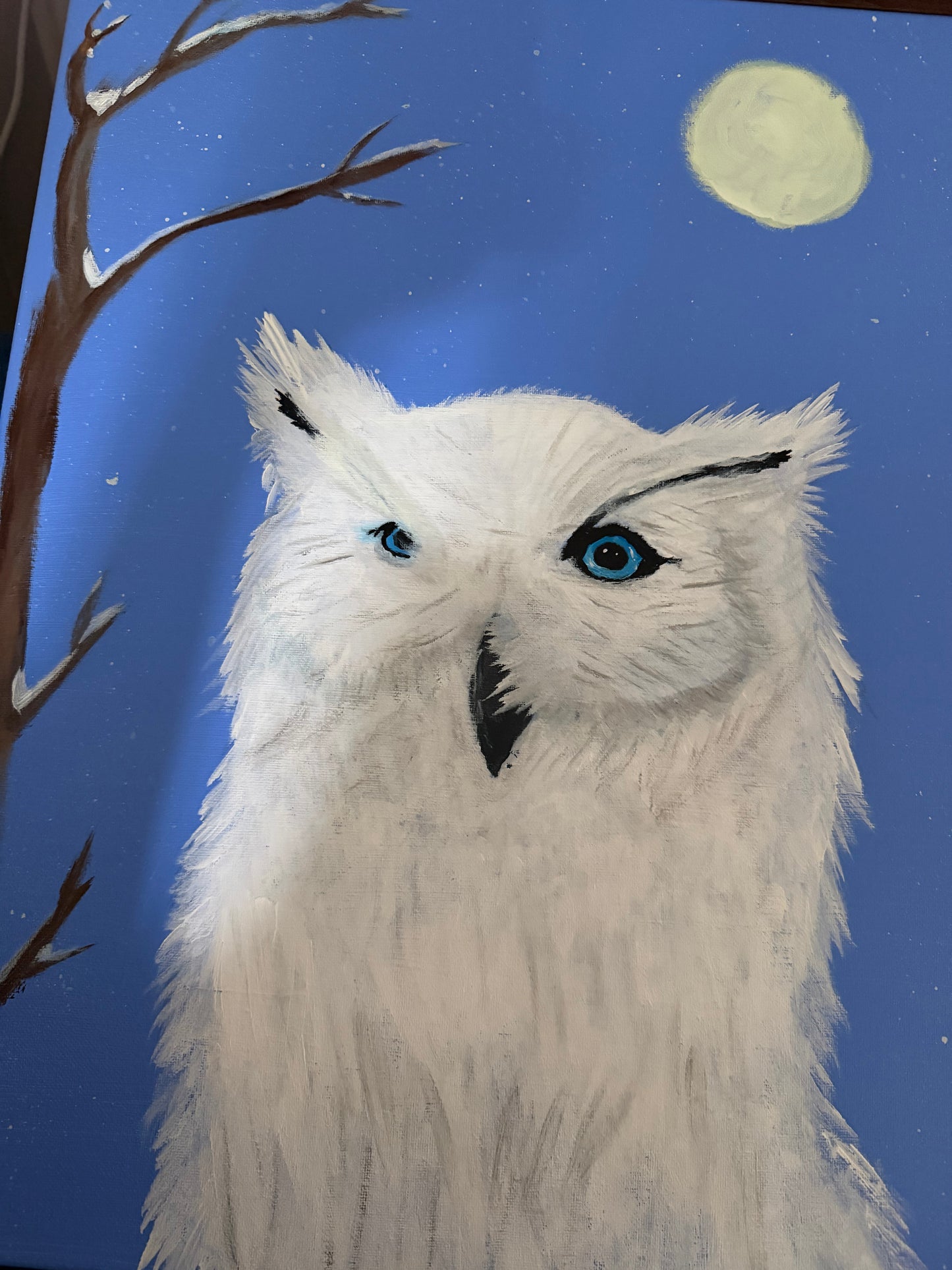 "Snow Owl" Painting (16x20)