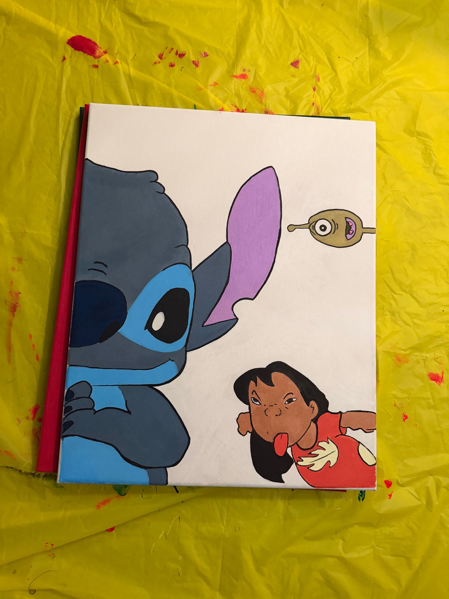 "Lilo & Stitch" Painting (16x20)