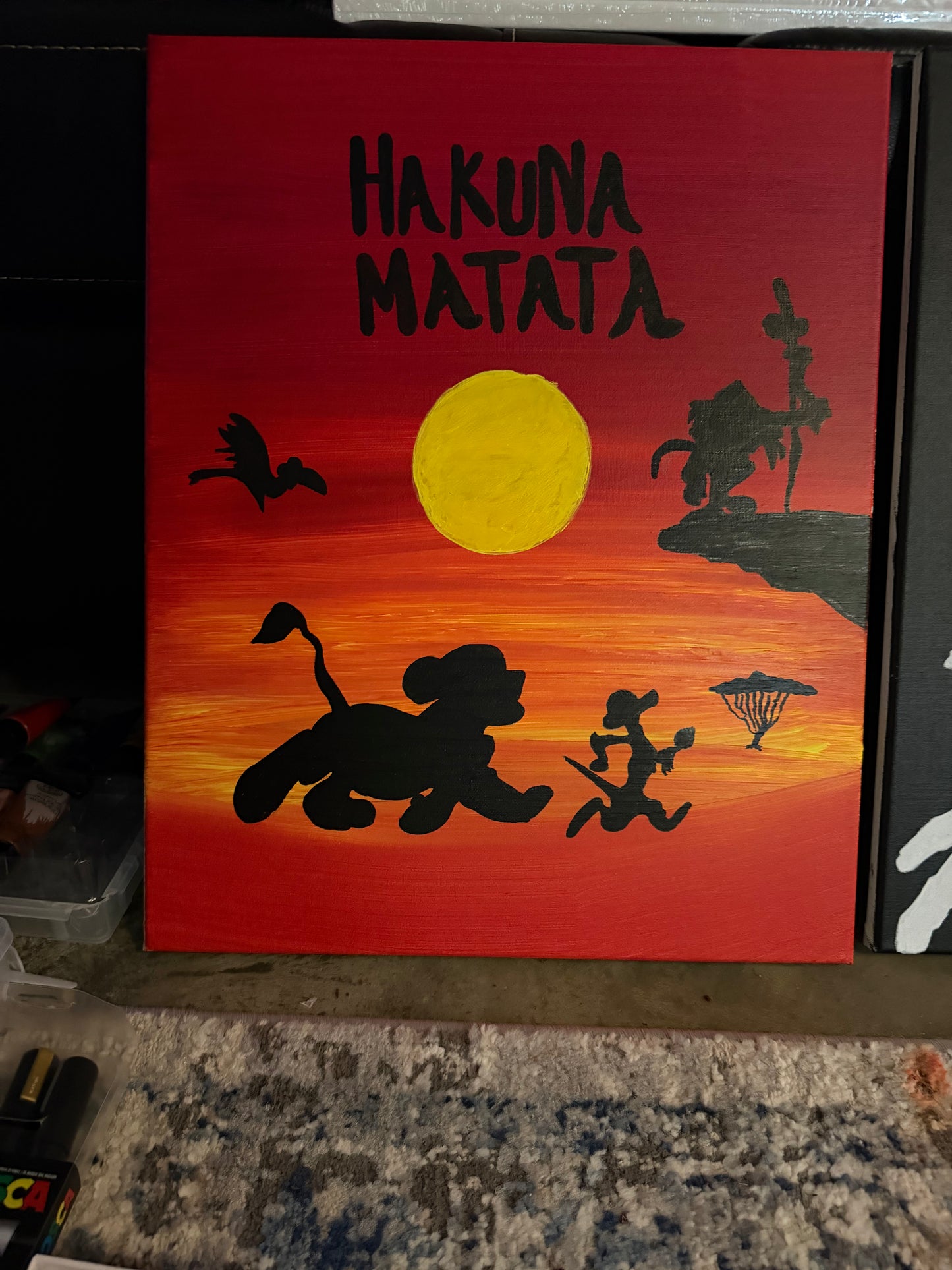 "Hakuna Matata" Painting (16x20)