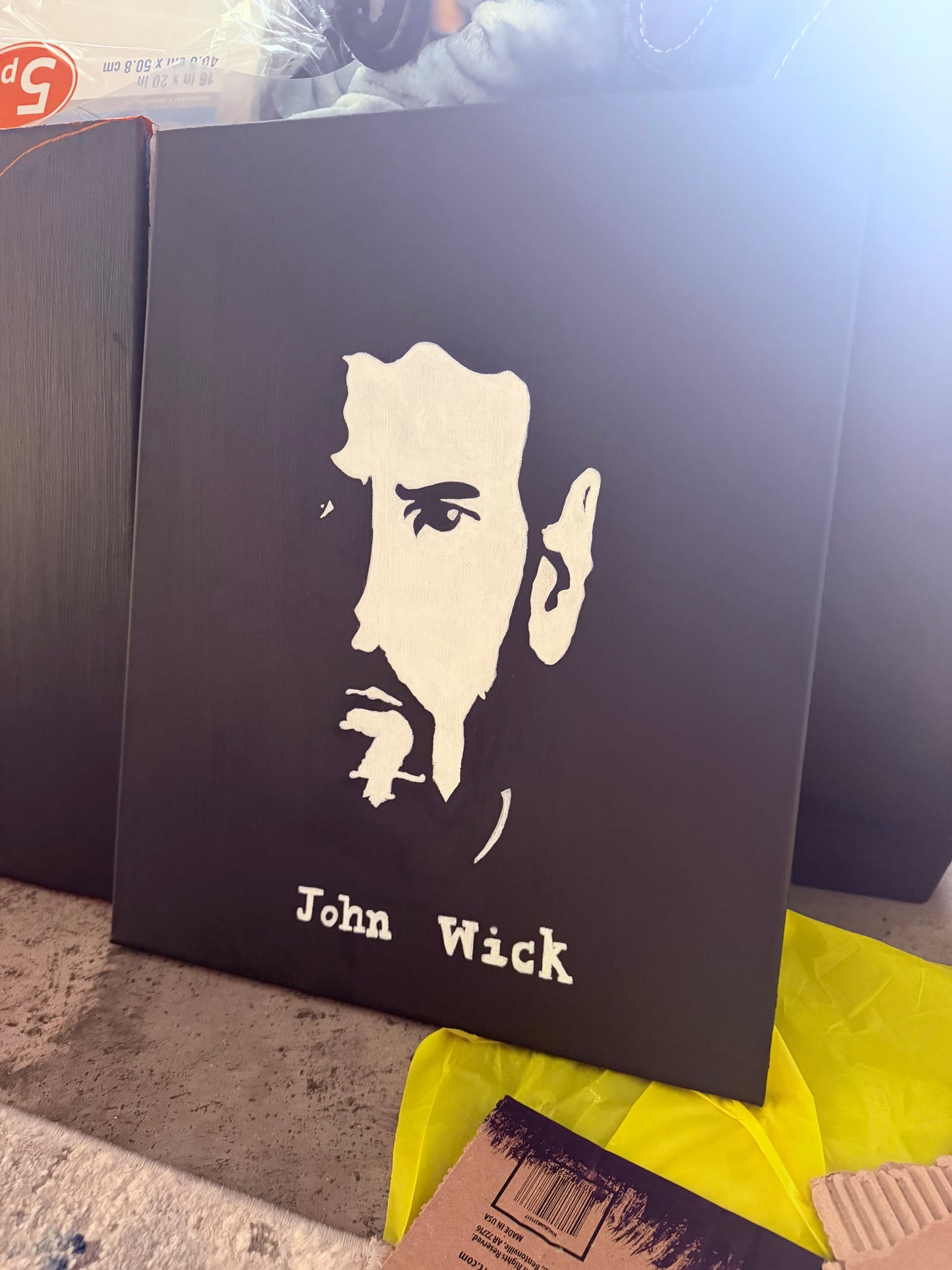 "Wick" Painting (16x20)