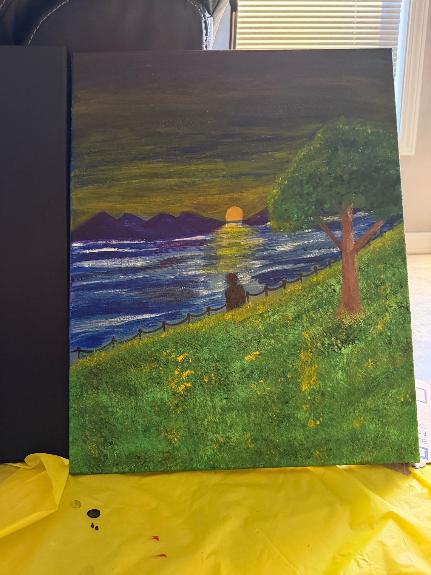 "Golden Silence" Painting (16x20)