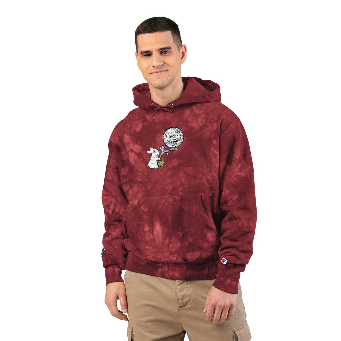 "Moons" Stitched Champion Hoodie