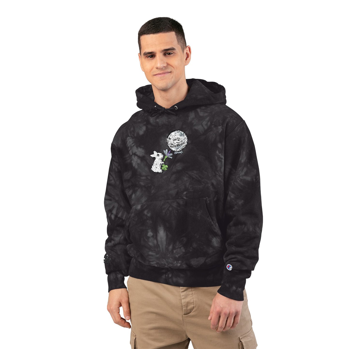 "Moons" Stitched Champion Hoodie