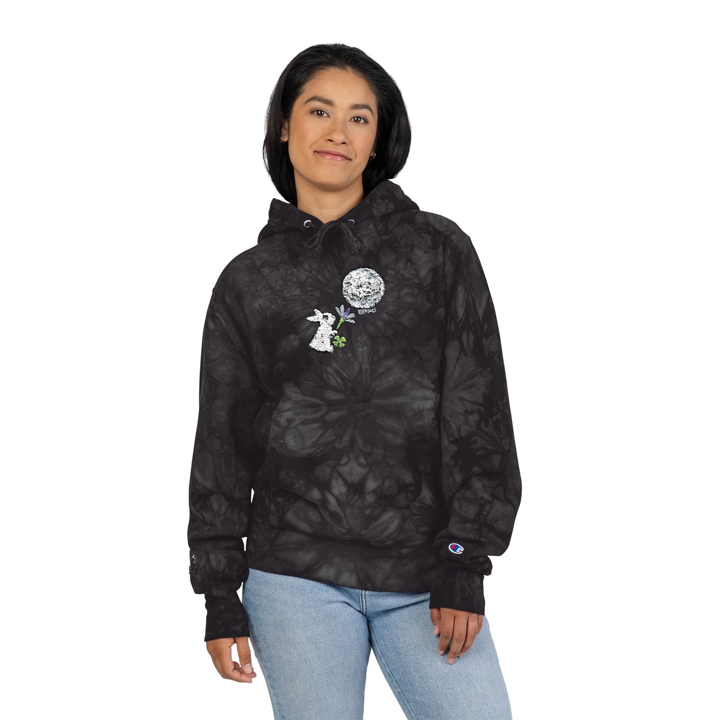 "Moons" Stitched Champion Hoodie