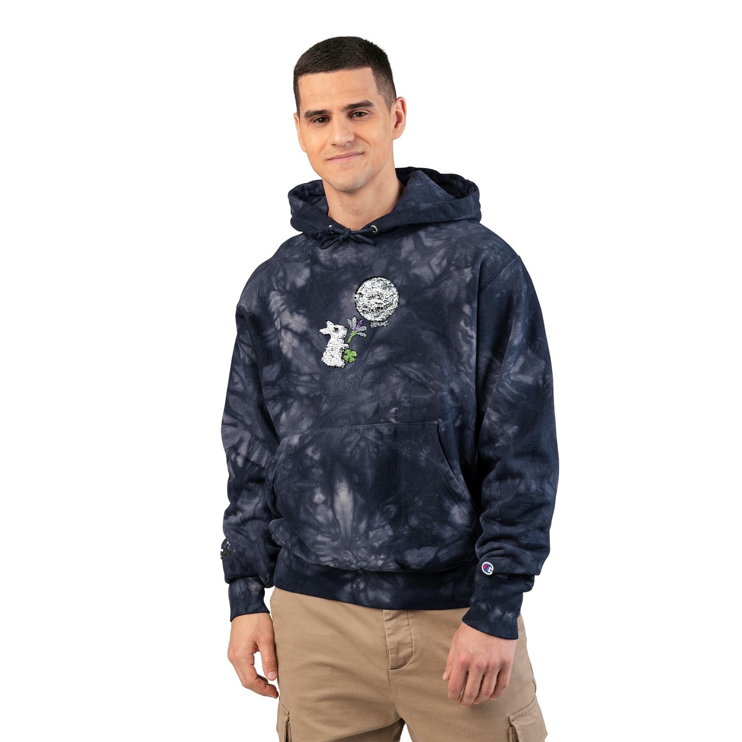 "Moons" Stitched Champion Hoodie