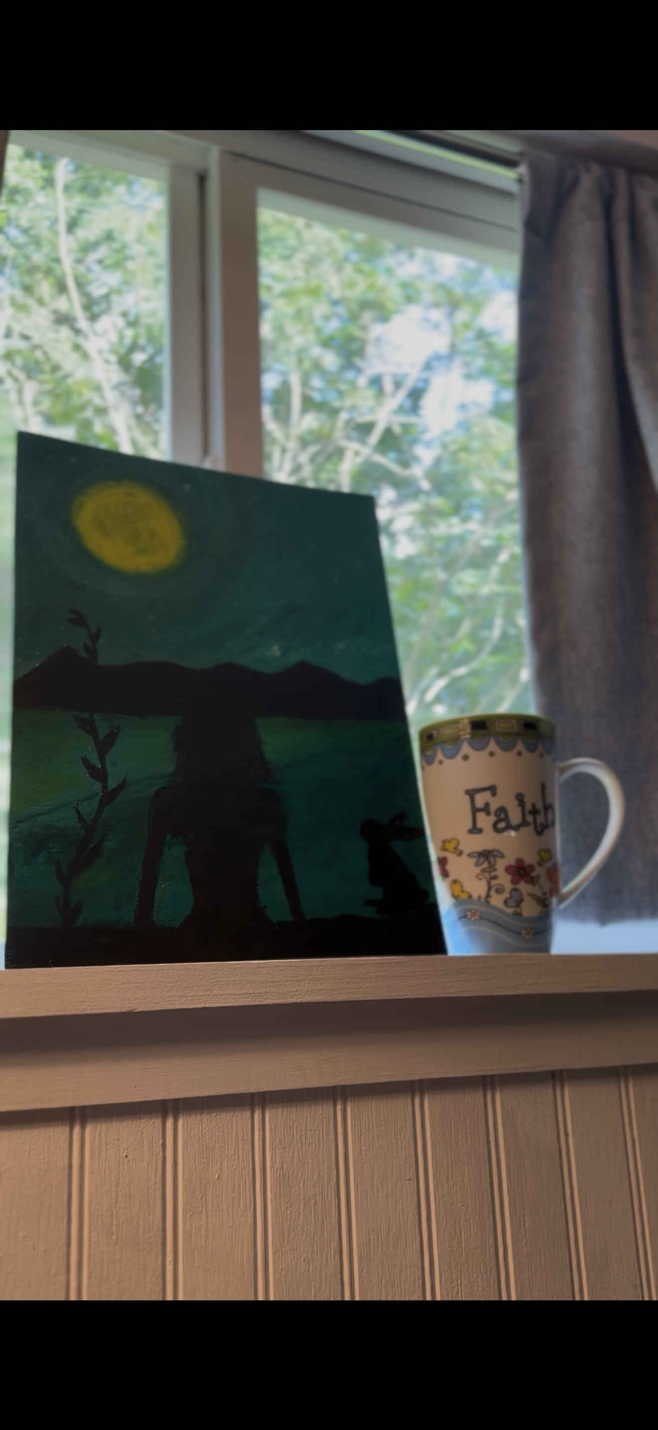Walk Glow In The Dark Painting