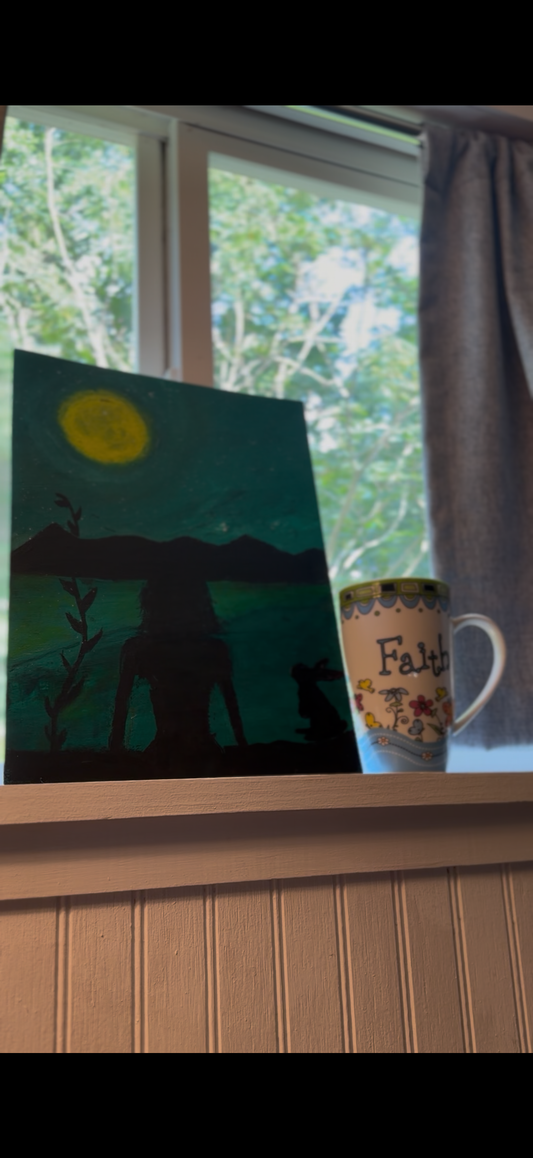 Walk Glow In The Dark Painting
