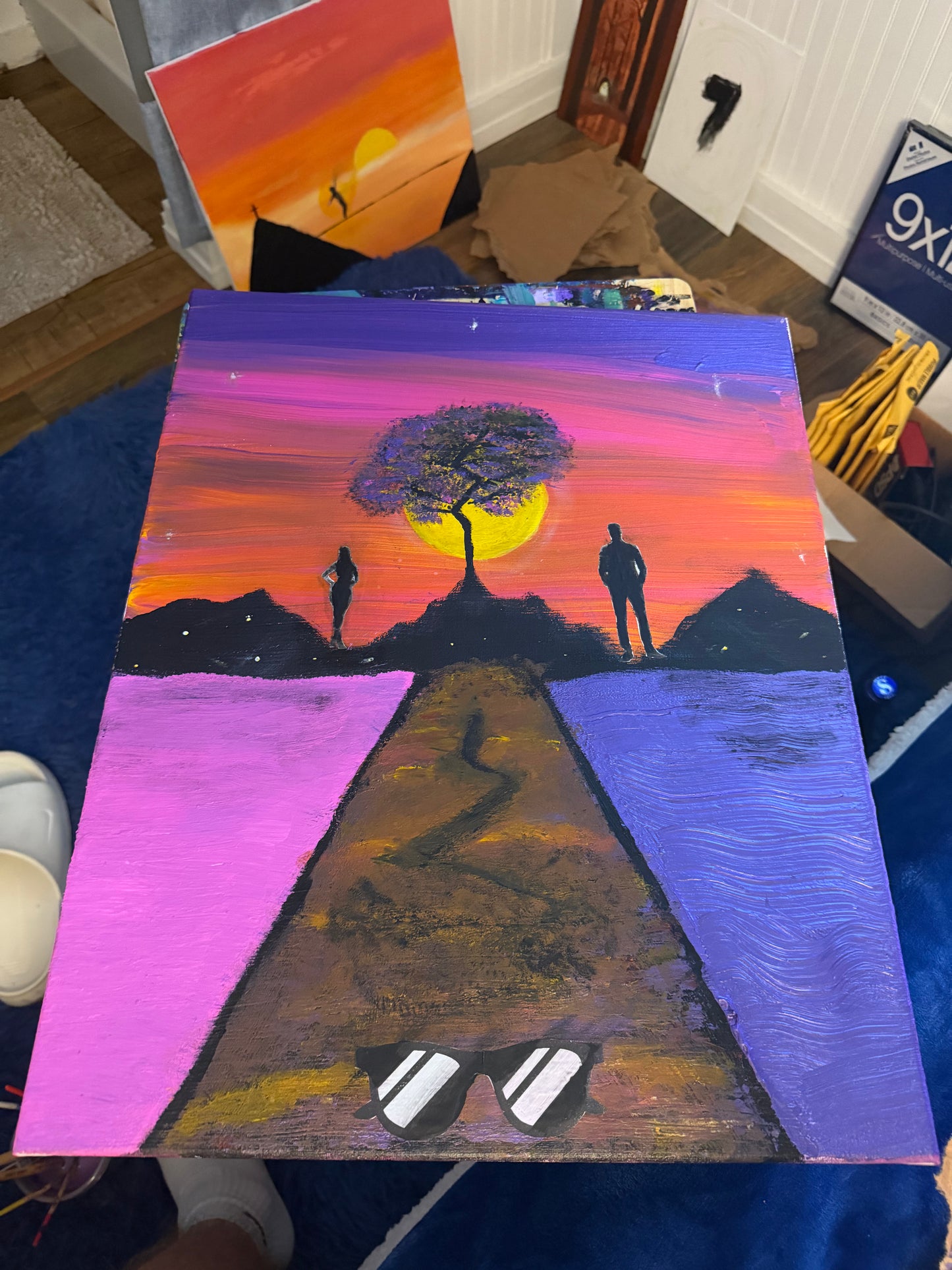 $ummer Night$ Painting (Glow in The Dark)