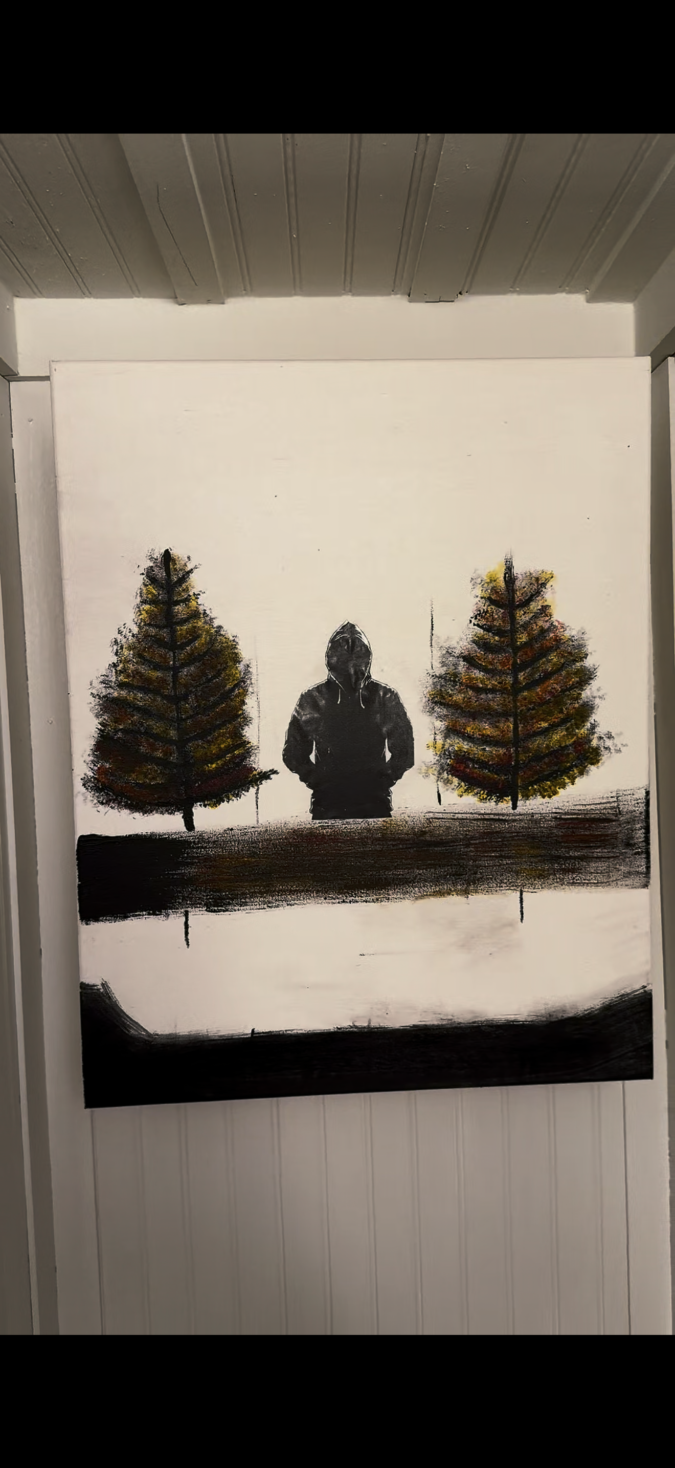 "Find Him" Glow in The Dark Painting