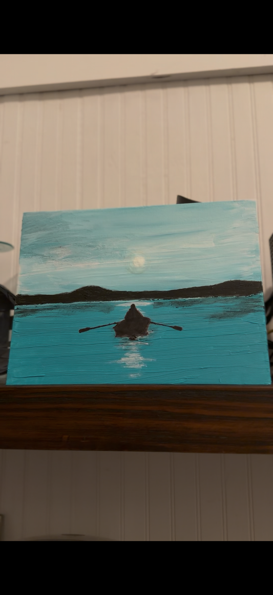 "The Light" Glow In The Dark Painting