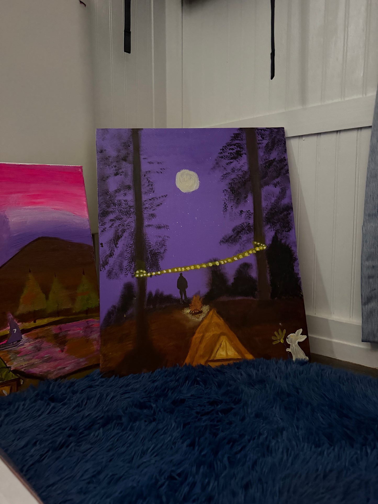 "Lets Go Camping" Painting