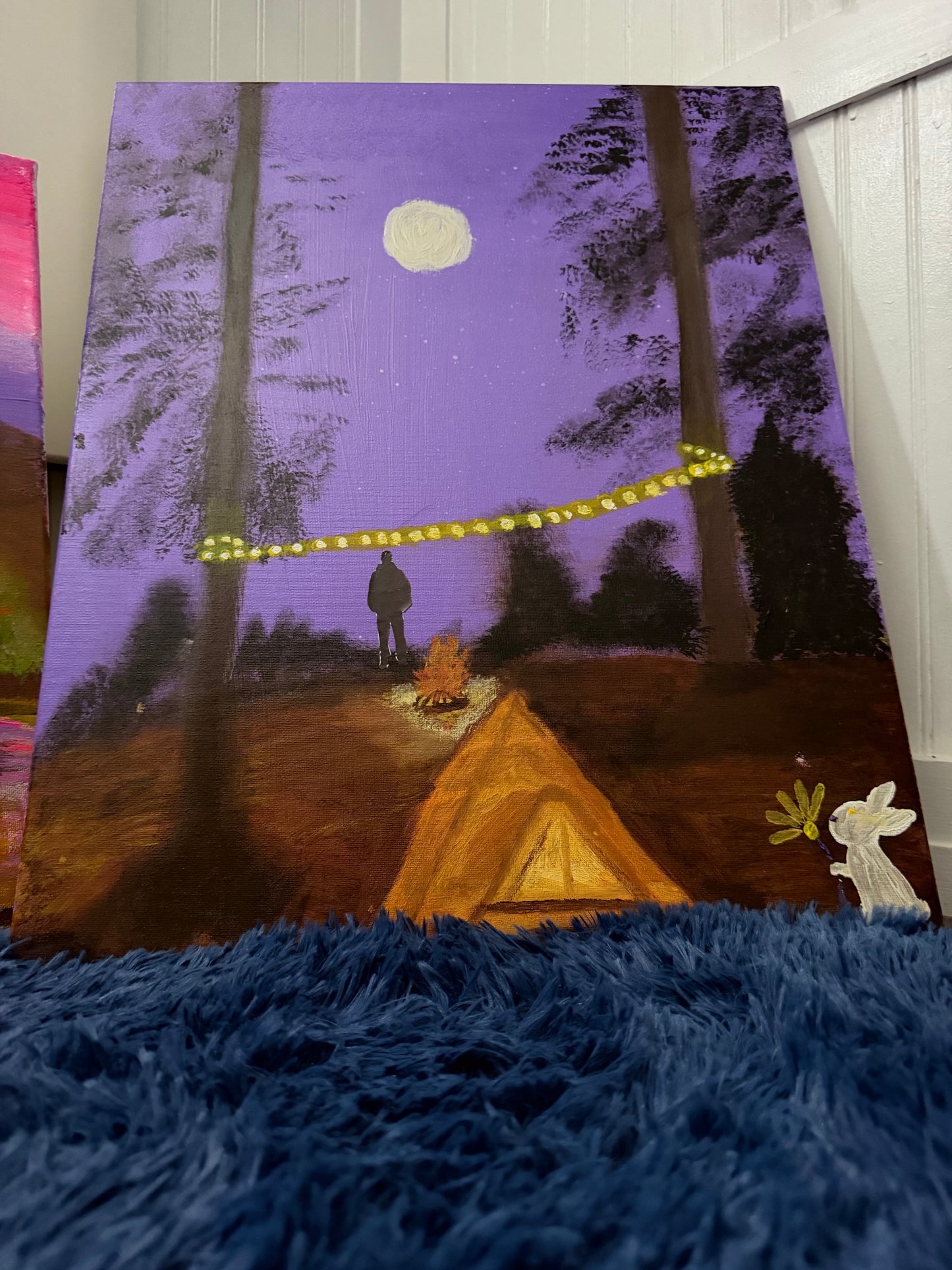 "Lets Go Camping" Painting