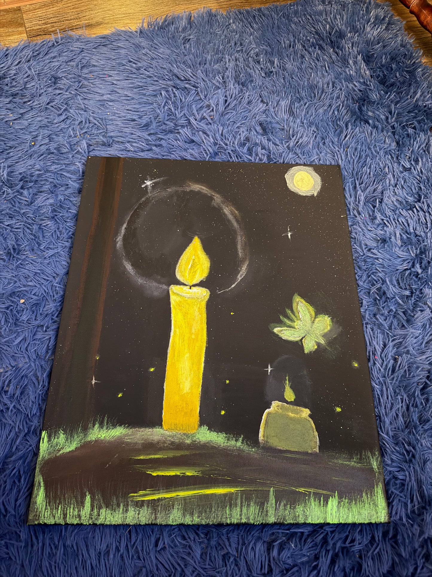 Open Flame 2 Glow In The Dark Painting