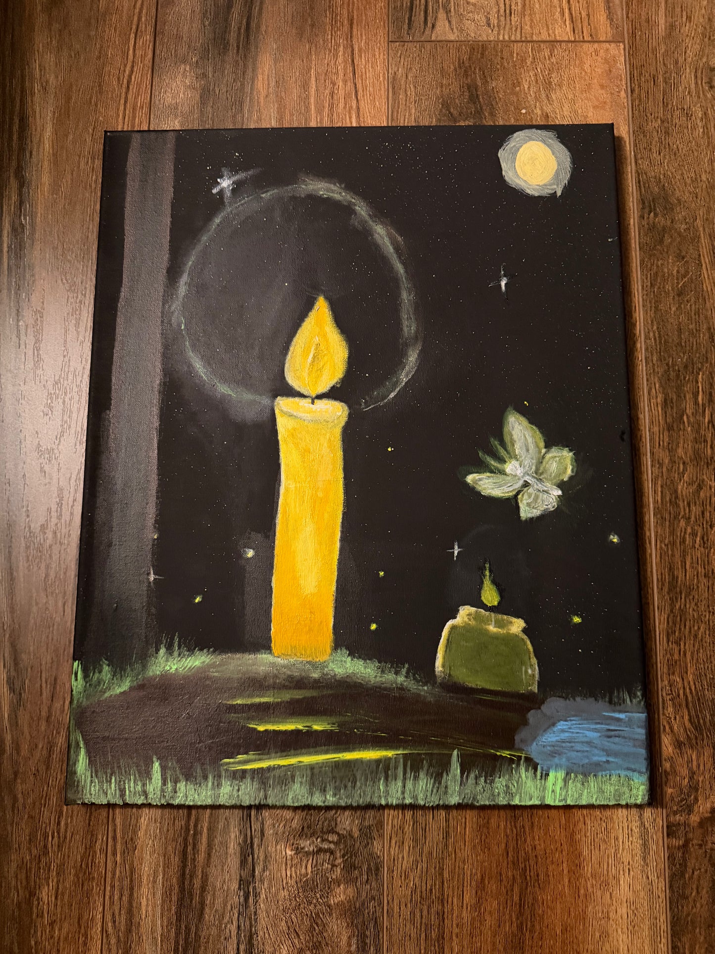 Open Flame 2 Glow In The Dark Painting