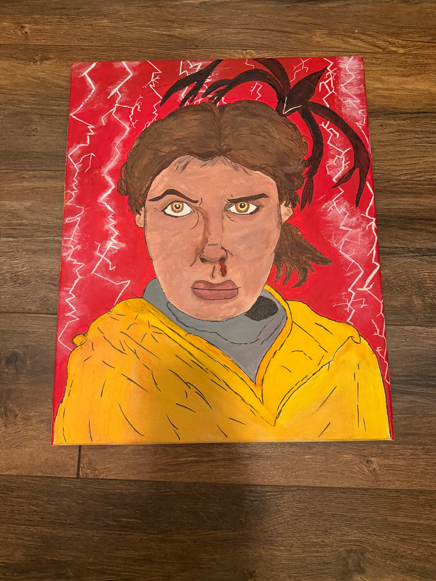 "Stranger Things Eleven" Painting