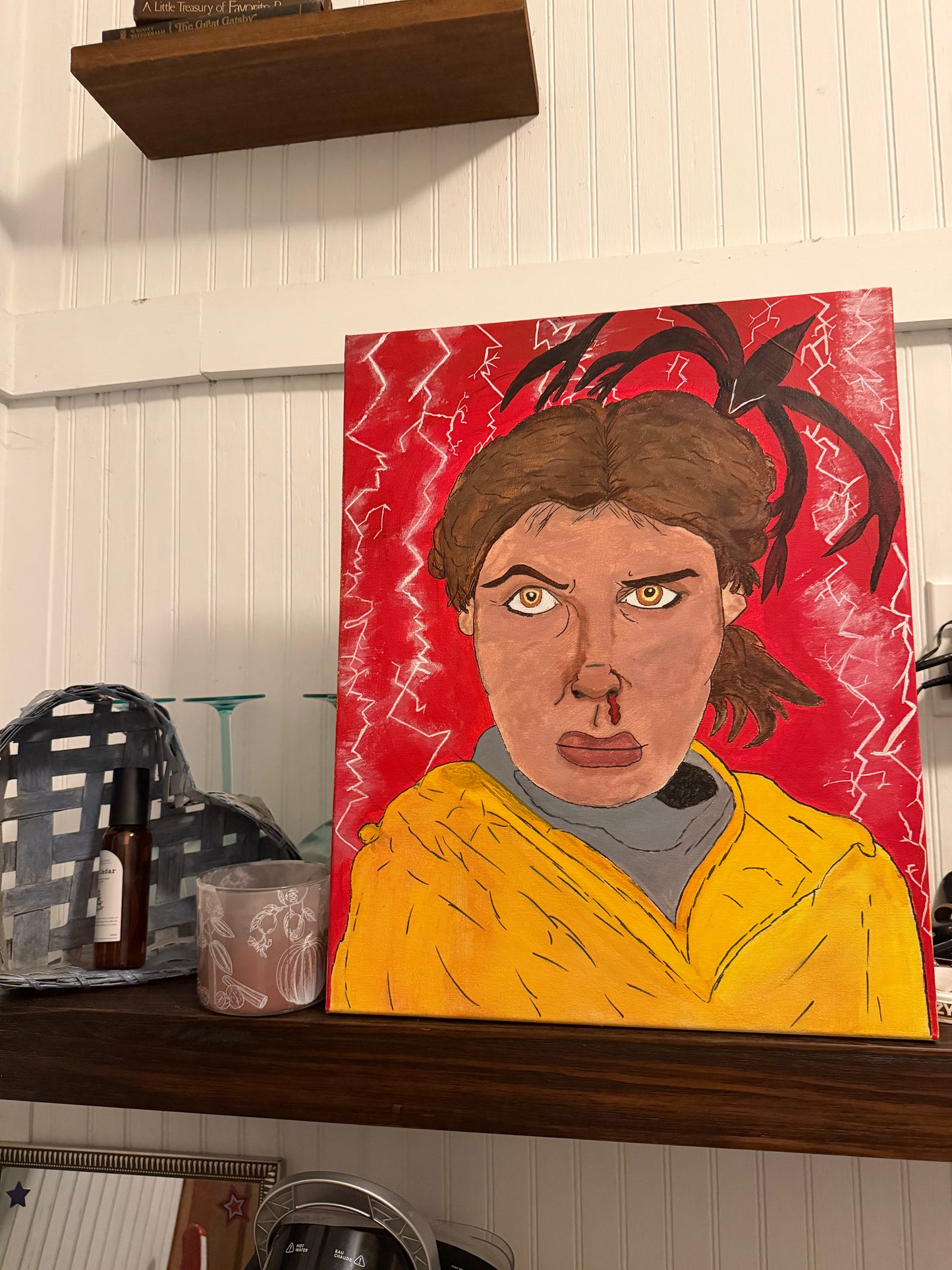 "Stranger Things Eleven" Painting