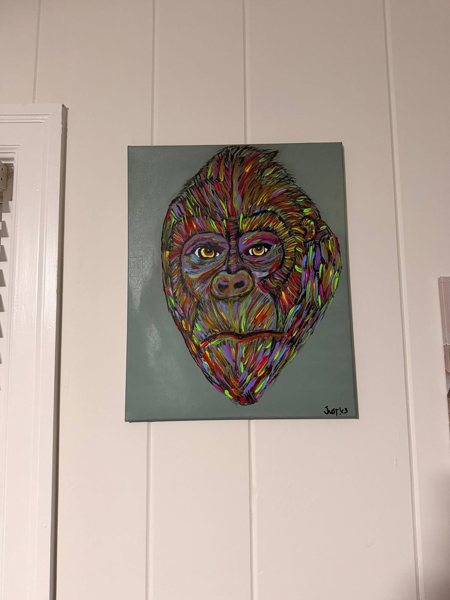 Sasquatch/Gorilla Painting (16x20)