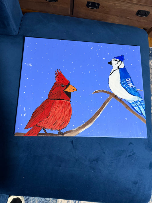 "Birds of a Feather" (16x20)
