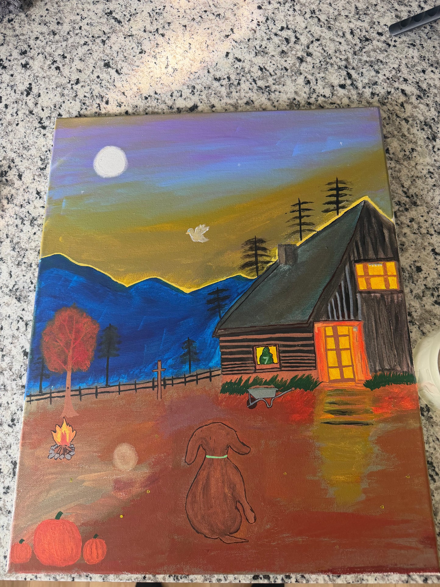 "The Ridge" Painting (16x20)