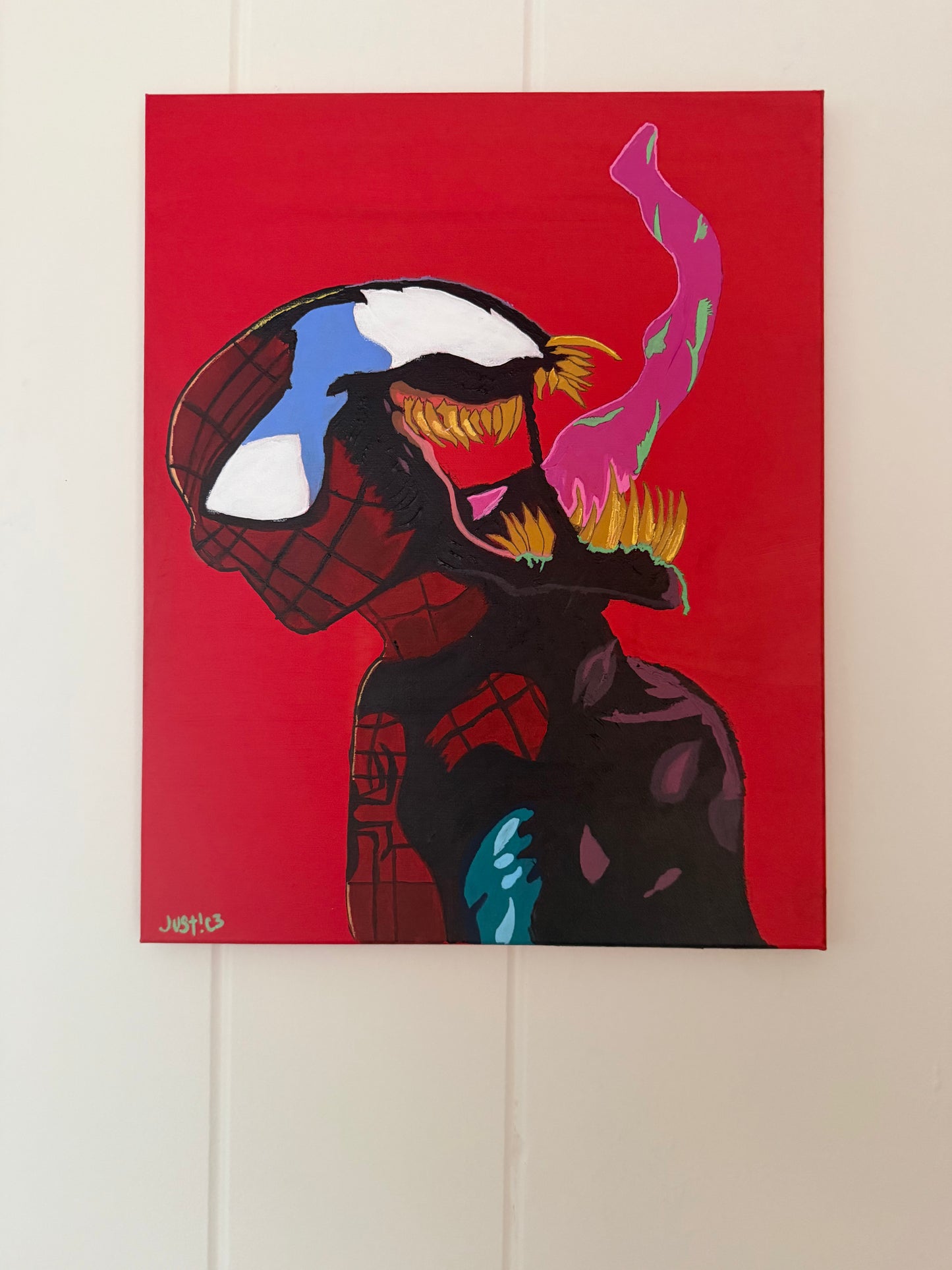 "Spider-Venom" Painting (16x20)
