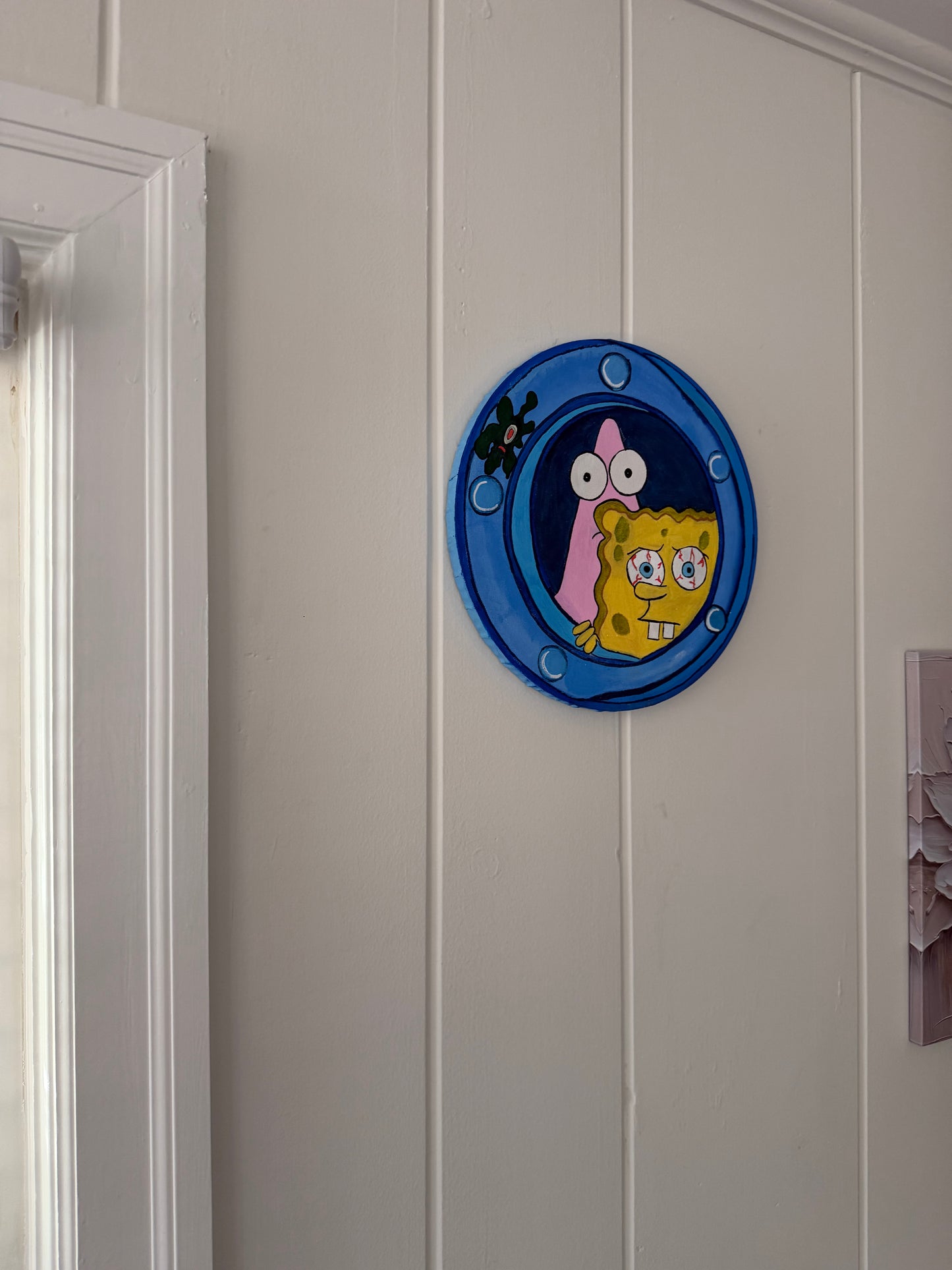 "Spongebob Window Painting" (12x12)