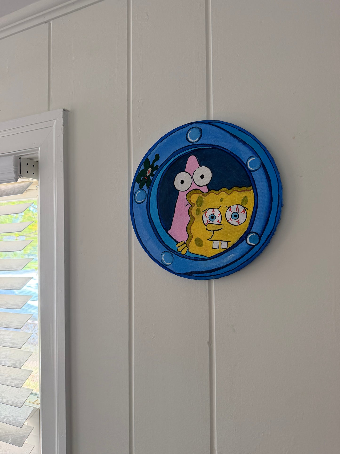 "Spongebob Window Painting" (12x12)