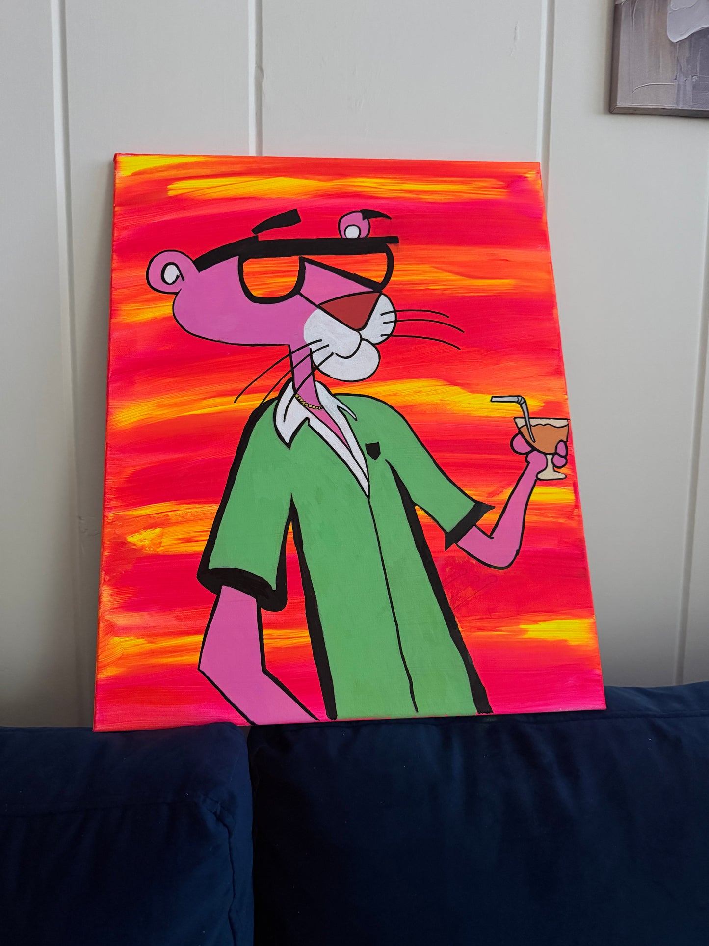 Pink Panther Painting (16x20)
