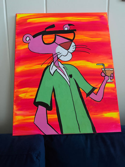 Pink Panther Painting (16x20)
