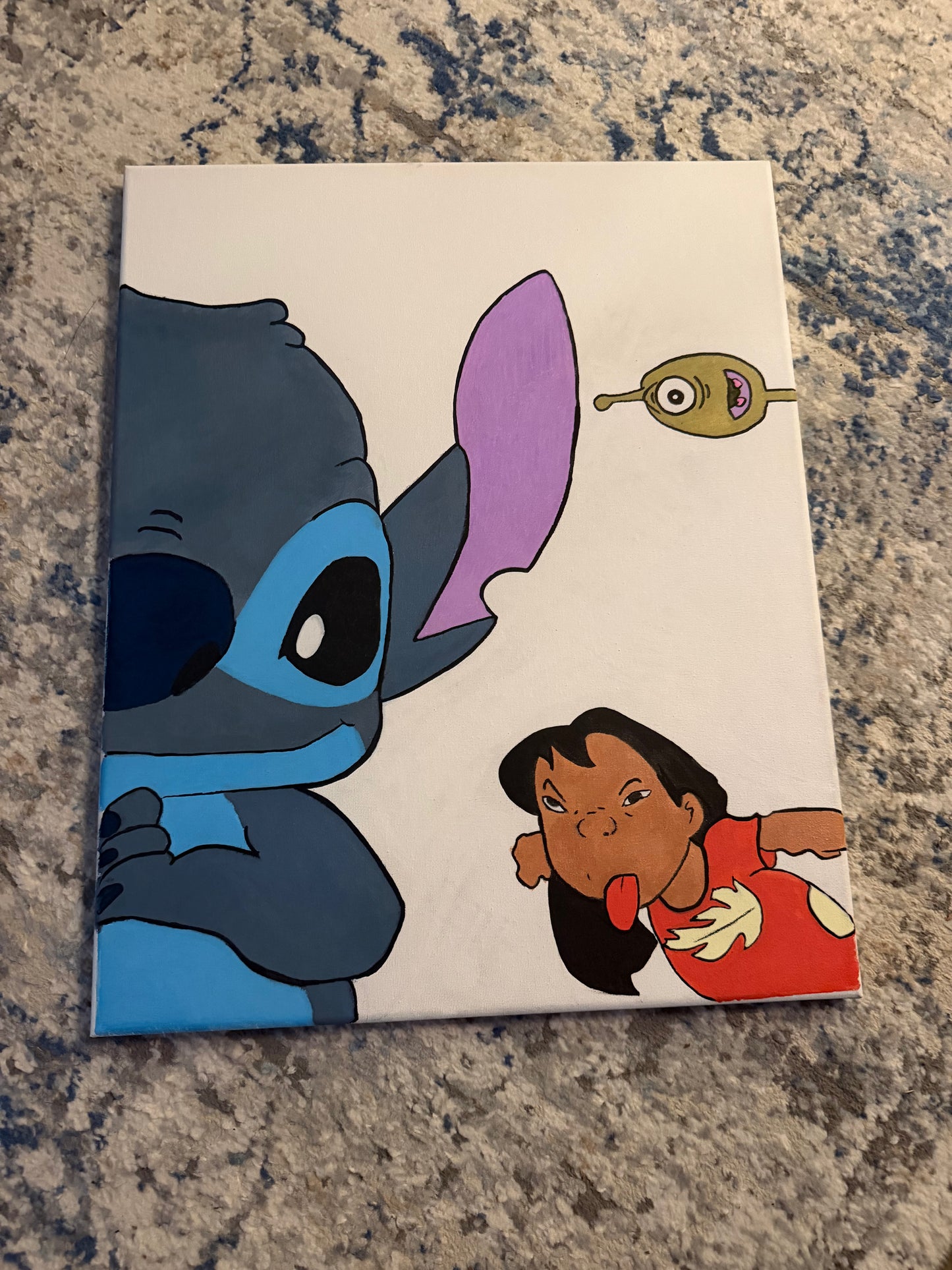 "Lilo & Stitch" Painting (16x20)