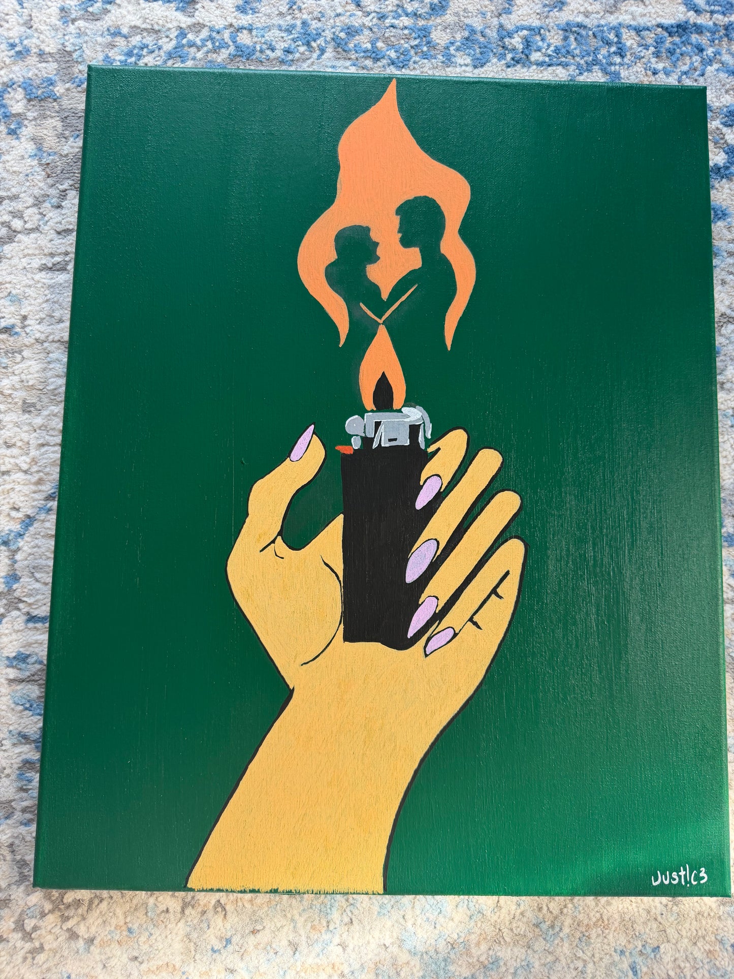 "Open Flame" Painting (16x20)