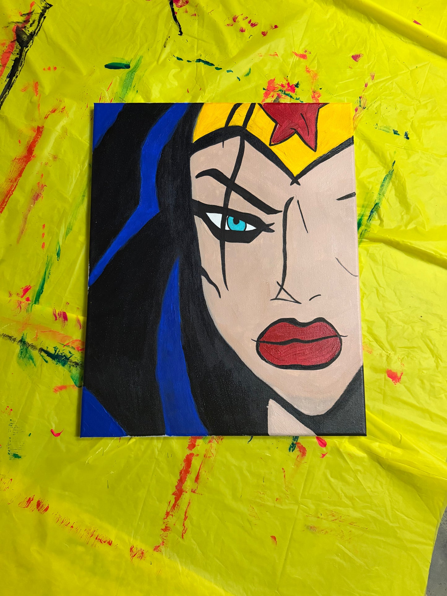 "Wonder Woman" Painting (16x20)