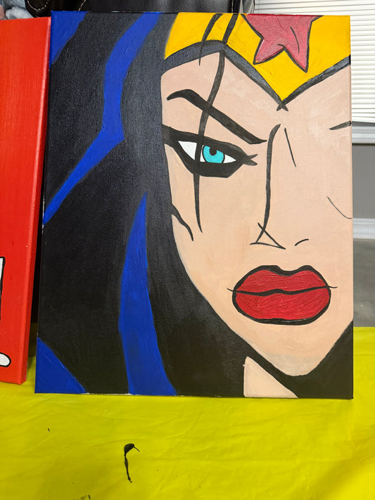 "Wonder Woman" Painting (16x20)