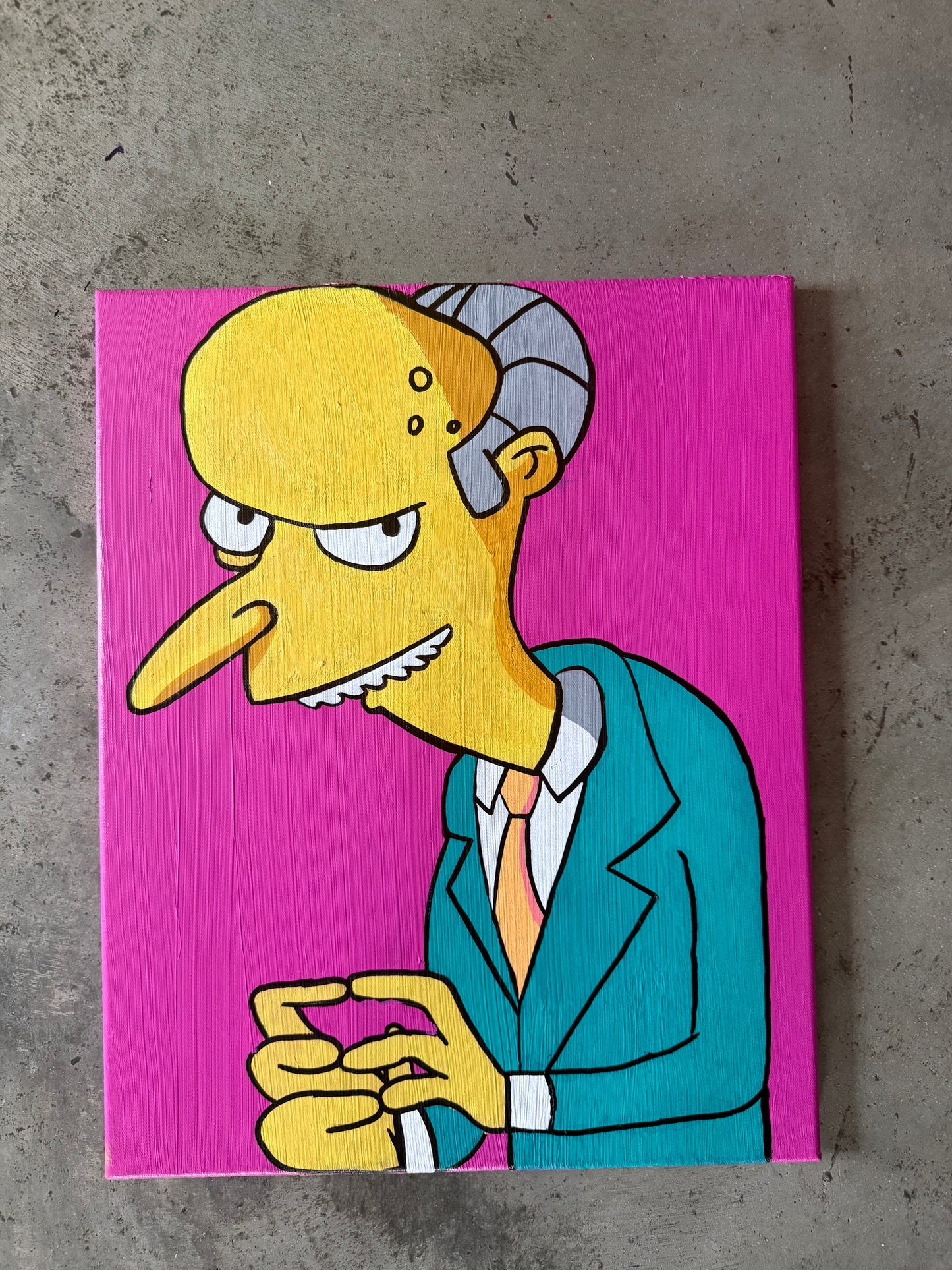 "Mr. Burns" Painting(16x20)