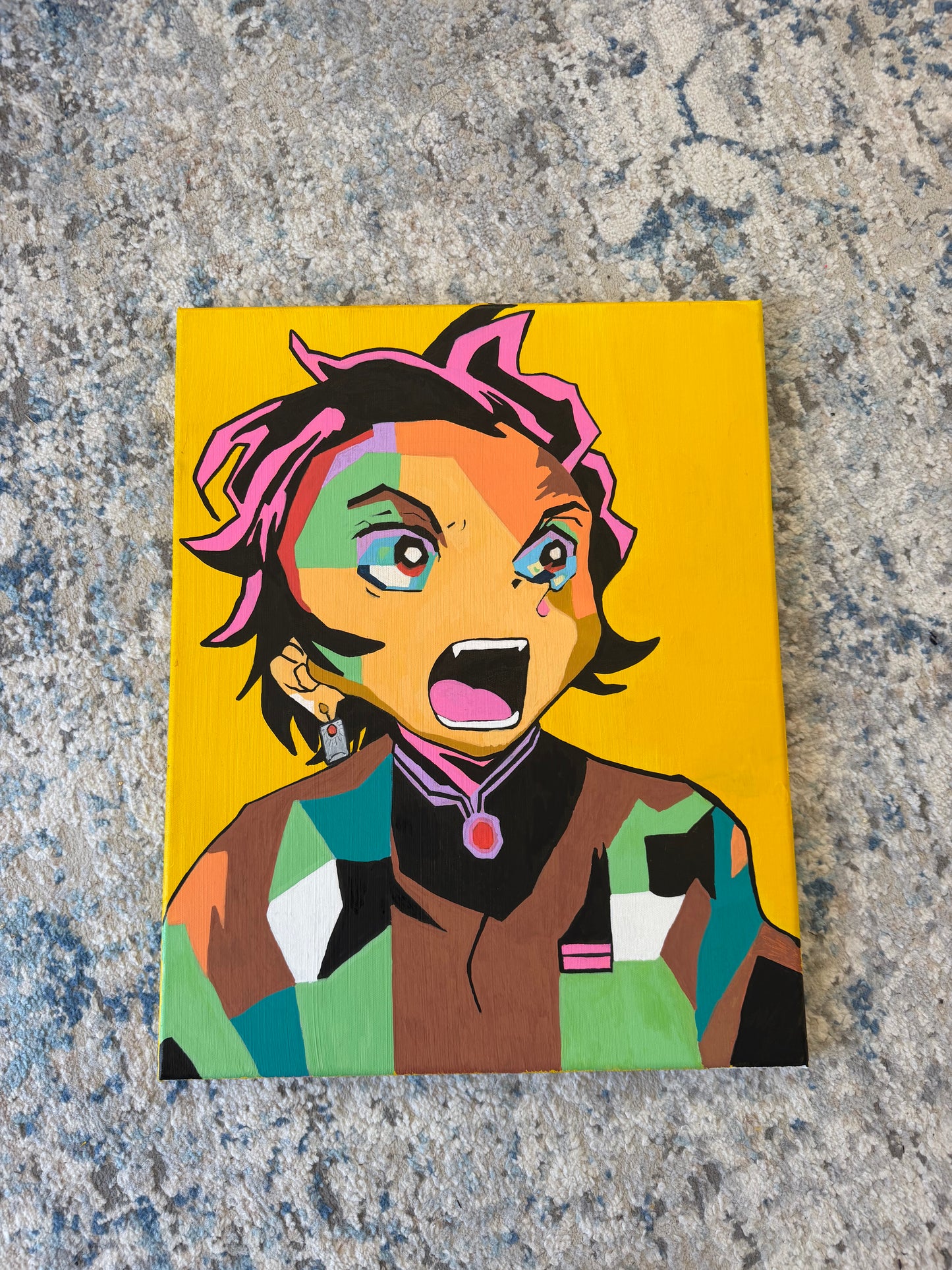 "Demon Slayer" Painting (16x20)