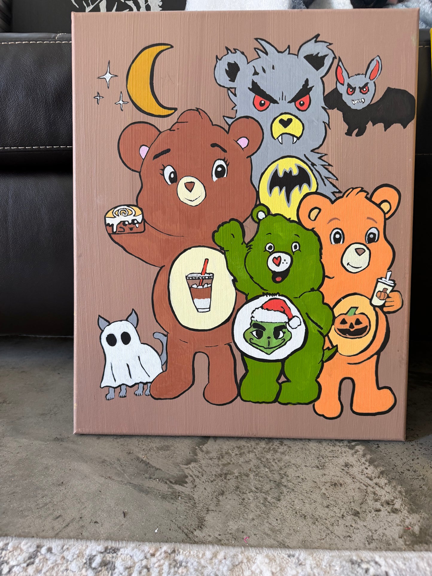 "The Scare Bears" Painting (16x20)