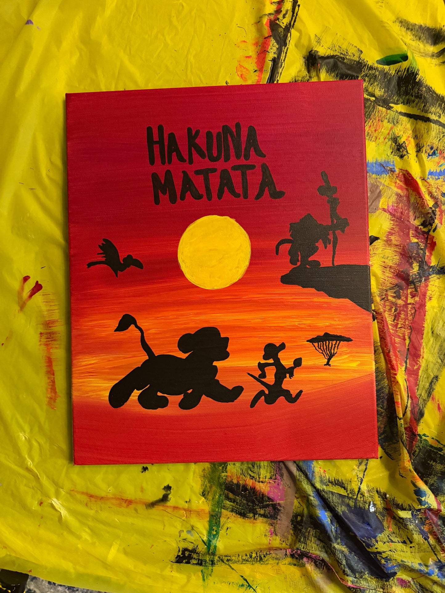 "Hakuna Matata" Painting (16x20)