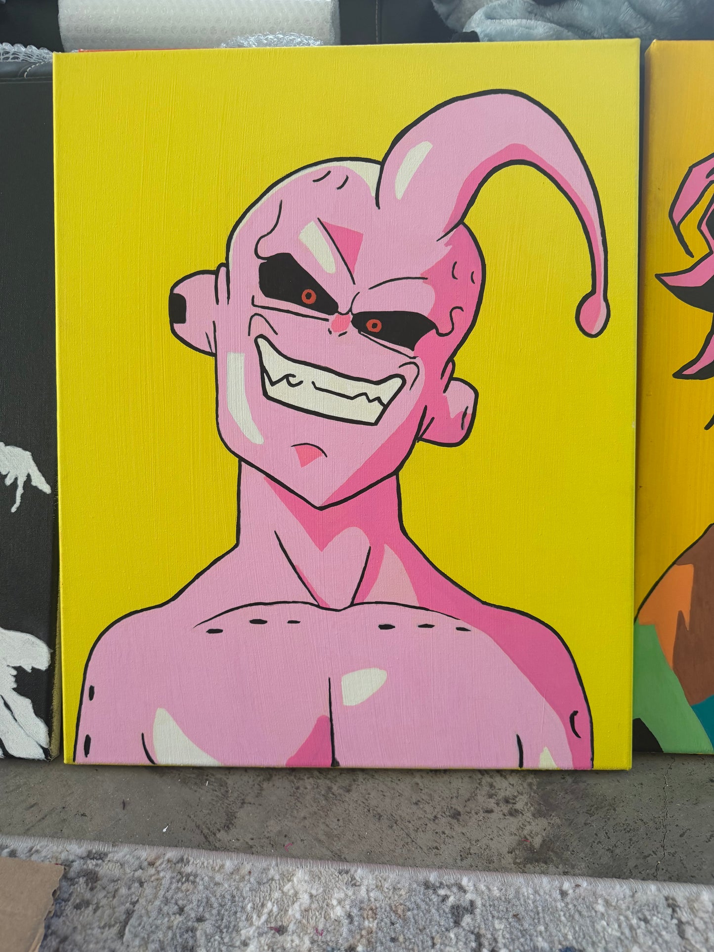 "Kid Buu DBZ" Painting (16x20)