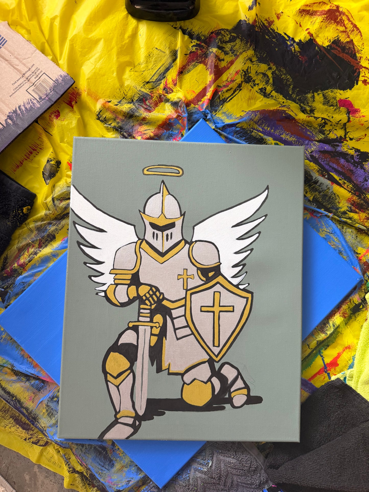 "Armor Up" Painting (16x20)