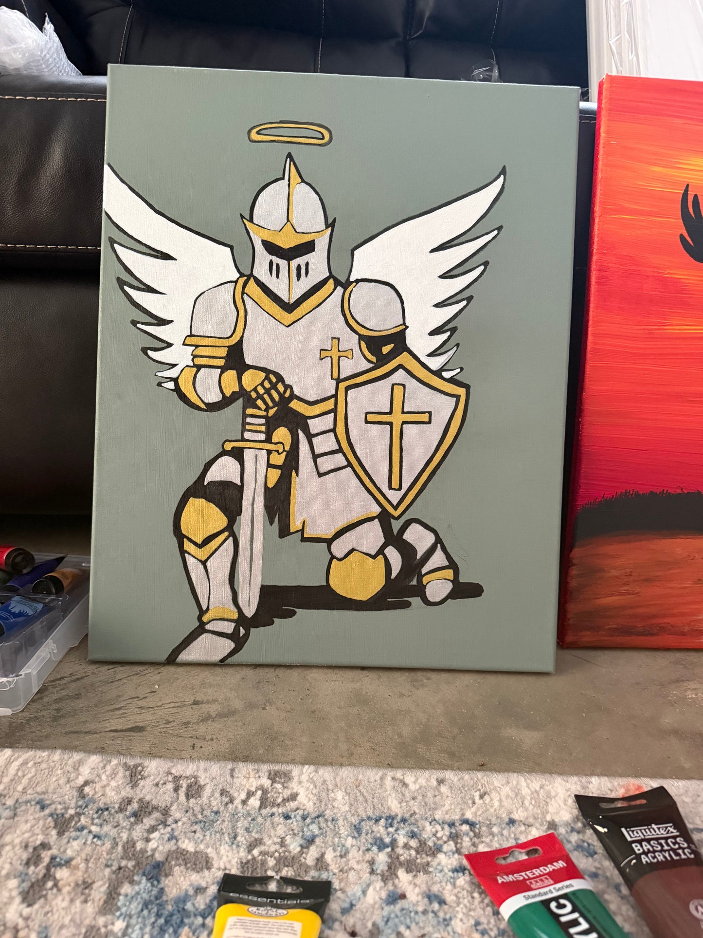 "Armor Up" Painting (16x20)