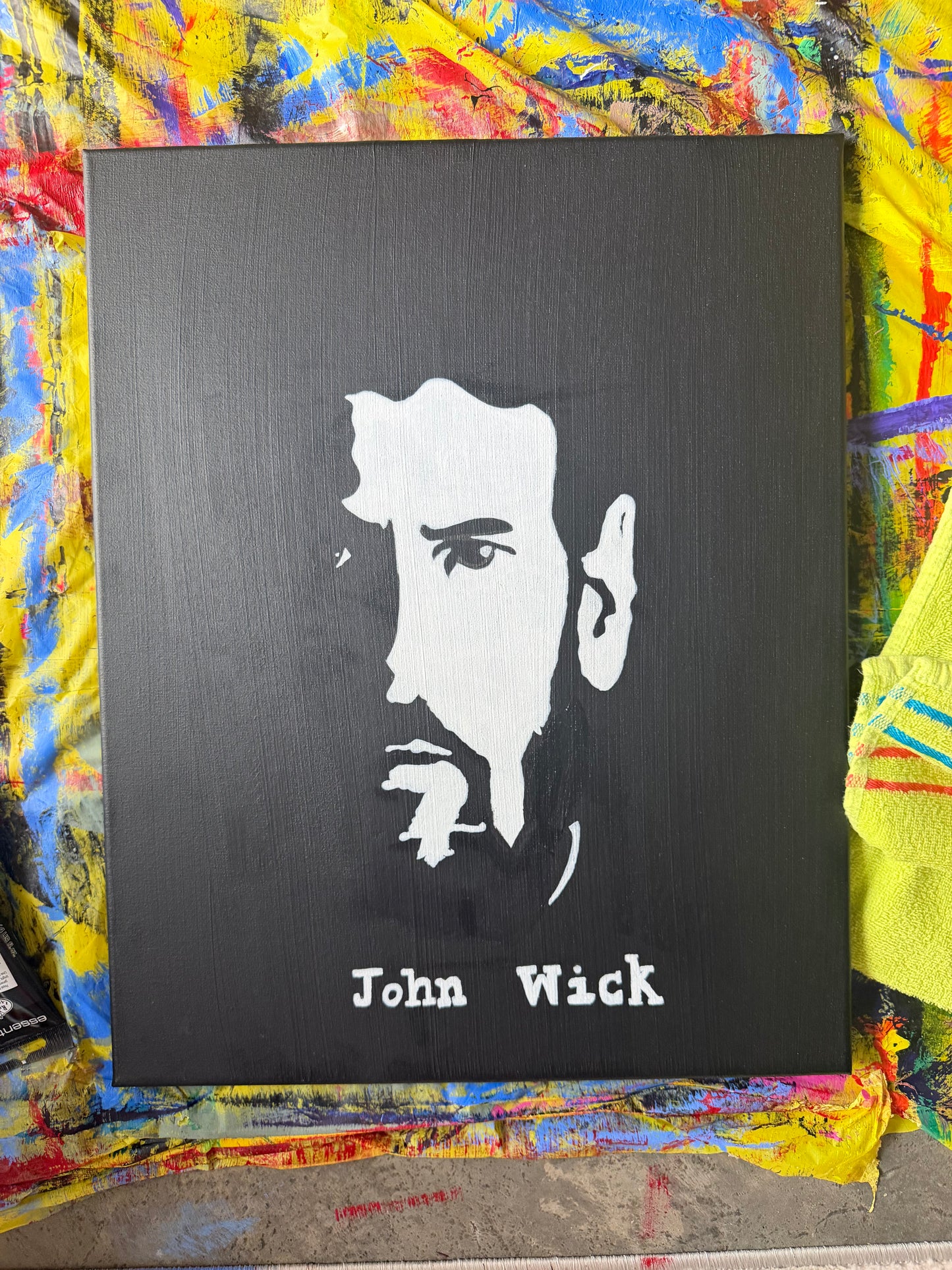 "Wick" Painting (16x20)